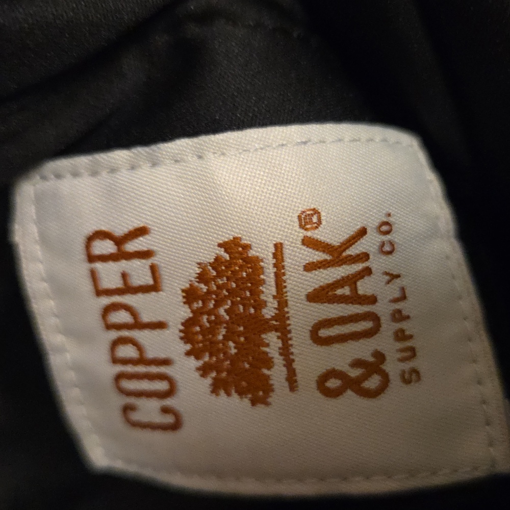 Copper and Oak Men's Black Pants Size 34 X 30. Machine Washable. - Picture 5 of 10
